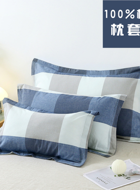 枕头套全棉纯棉儿童枕套30x50单个2025年新款48cmx74cm枕芯内胆套