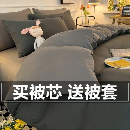 ins冬季加厚保暖棉被被子全套