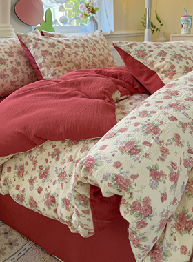 双层纱被套单件150x200x230cm学生宿舍单双人被罩四季通用非全棉3