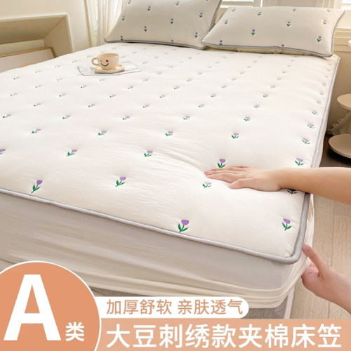 【A类母婴可用】加厚夹棉床笠