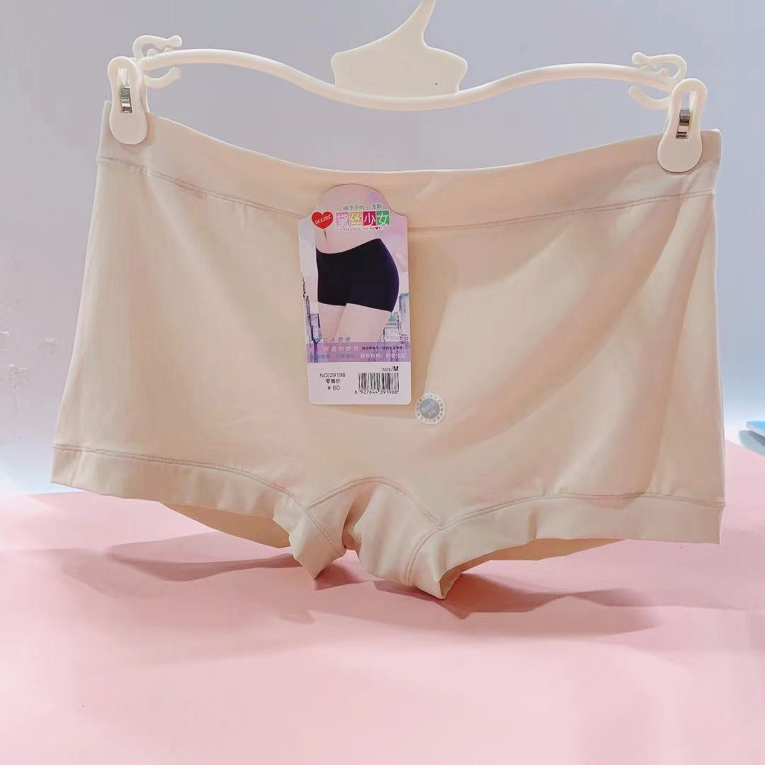 满4条包邮黛丝少女内裤安全裤防走光平角裤舒适型打底裤莫代尔棉