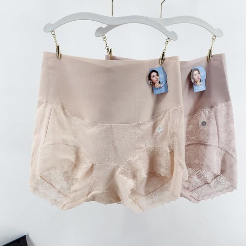 无痕透气孔高腰收腹裤加大码