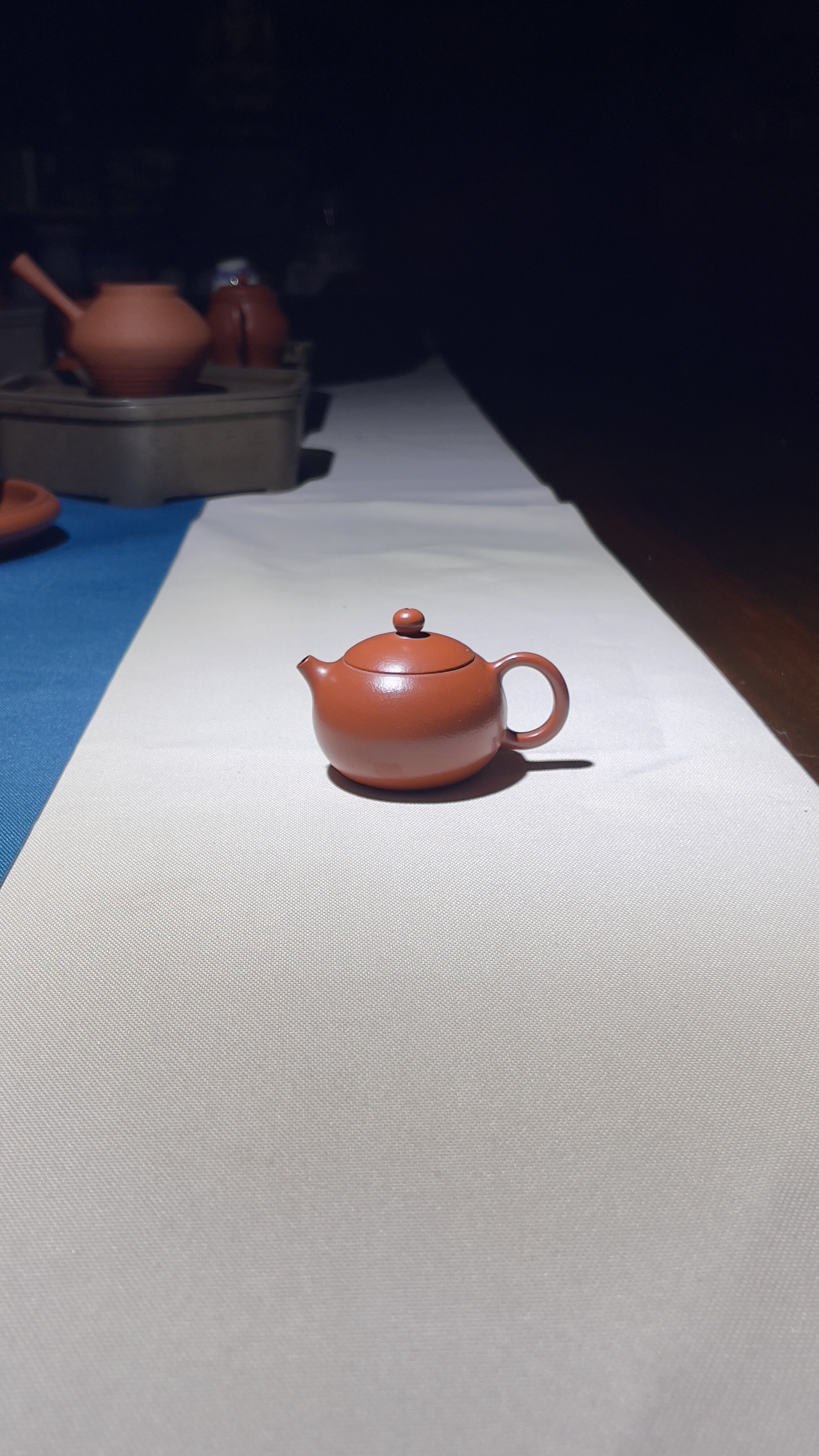 西施壶全手工小煤容朱泥大红袍迷你小茶壶
