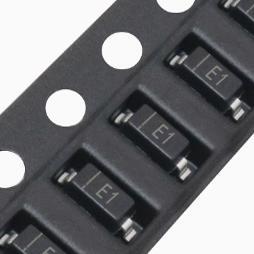 贴片稳压二极管 5.1V  MMSZ5231B 丝印E1  SOD123 50只4.5元包邮