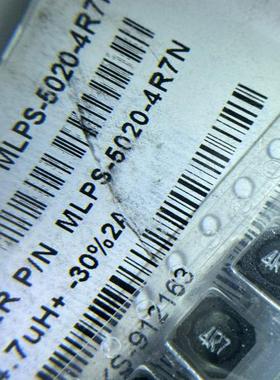 MLPS-5020-4R7N  5020 4.7UH 10个4.48元包邮 拍1件10只