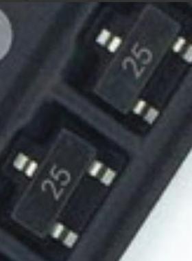 DTC124ECA 丝印25 SOT-23 带阻尼数字贴片三极管 50只4.5元包邮