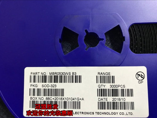 MBR0530WS  B3  SOD323  B3  一盘3000个 一盘68元