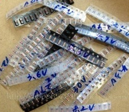 贴片二极管包 1206 LL34 稳压管包 3V-33V 常用25种各10只