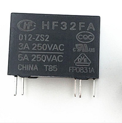 HF32FA-012-ZS2宏发继电器JZC-32FA-012-ZS25脚3A2型脚位