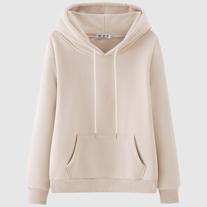 春秋正肩银狐绒卫衣女加绒加厚2026新款美式大码连帽小众秋冬外套