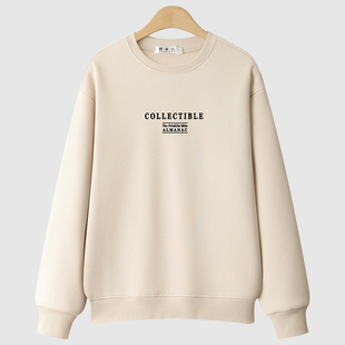 内搭纯棉春薄款 无帽秋冬长袖 加绒加厚大码 爆款 卫衣女圆领2025新款