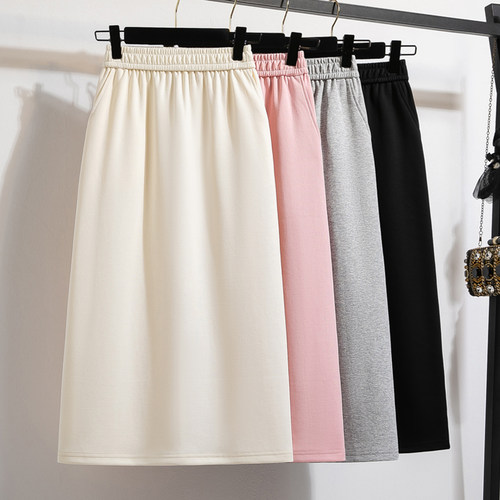 班米曼纯棉高端半身裙女显瘦