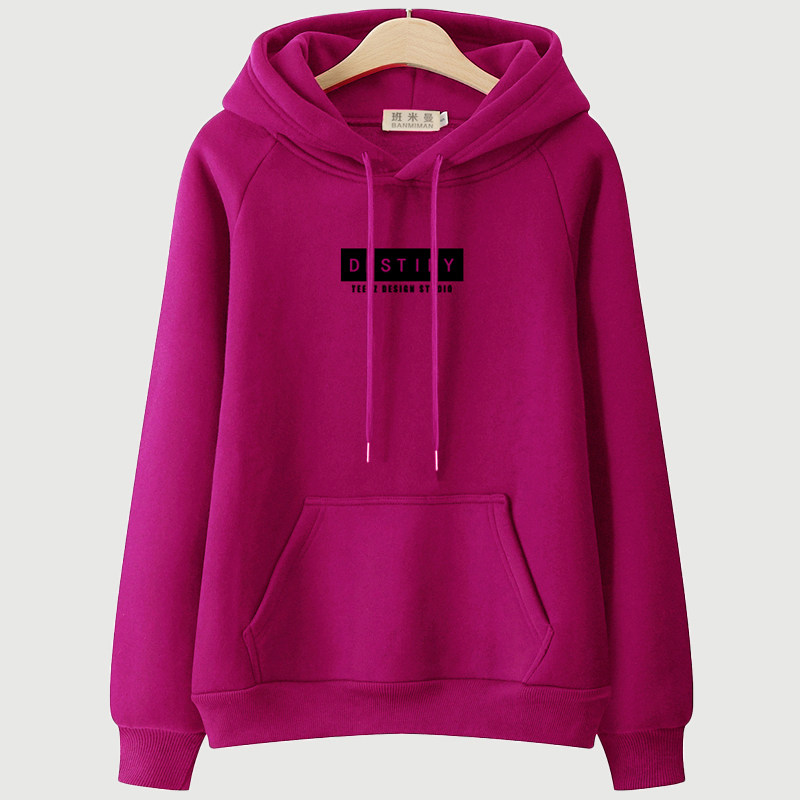 秋冬加绒卫衣女连帽慵懒风宽松2025新款大码套头洋气减龄春秋外套