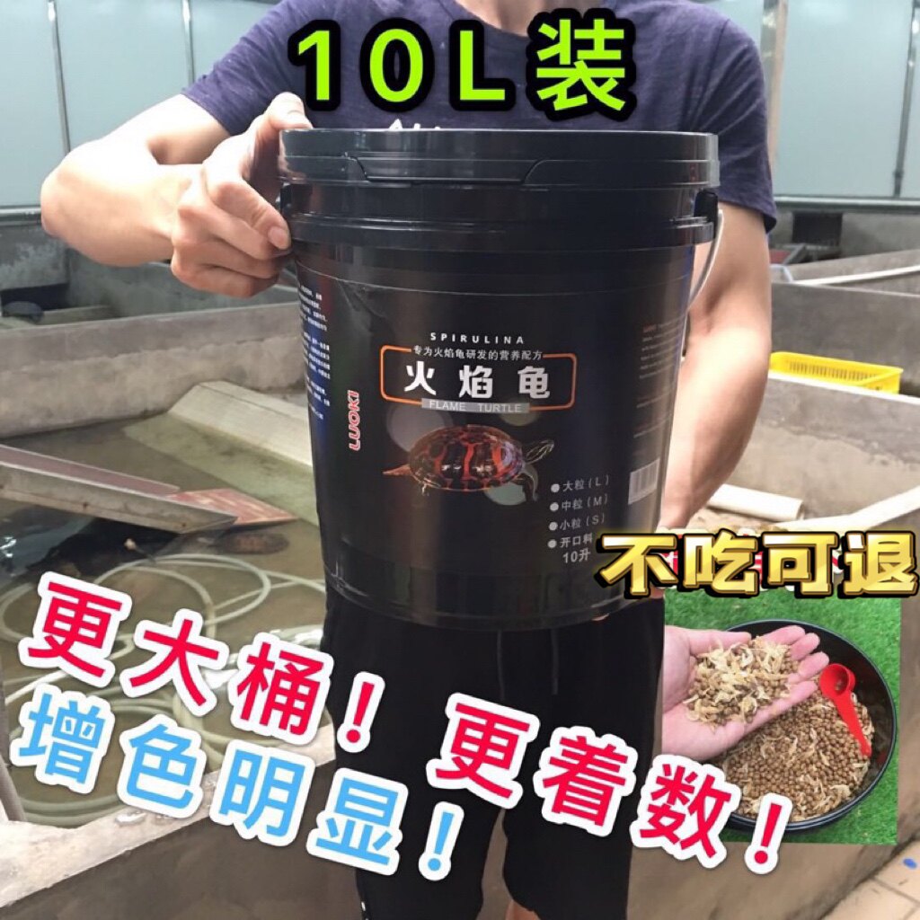 火焰龟苗火焰龟粮饲料石金钱龟鳄龟巴西龟斑点龟乌龟粮蛋龟饲料
