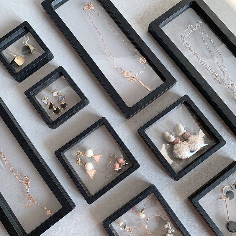 jewelry storage box bracelet earrings jewelry pe film 首饰盒