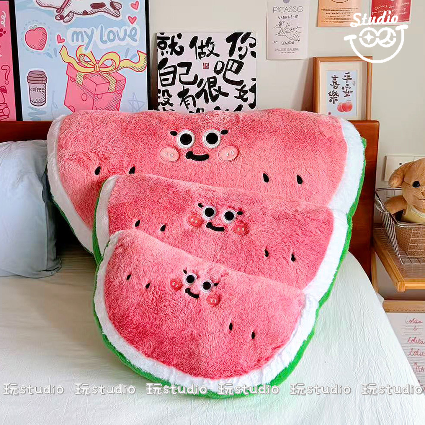 【好物优选】大西瓜抱枕靠枕腰靠