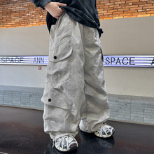 男童工装裤春秋款2025新款大儿童春装裤子潮痞帅气时髦男孩阔腿裤