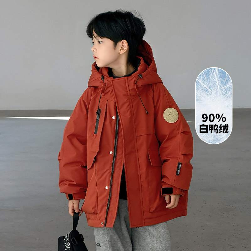 男童羽绒服冬季2025新款爆款外套