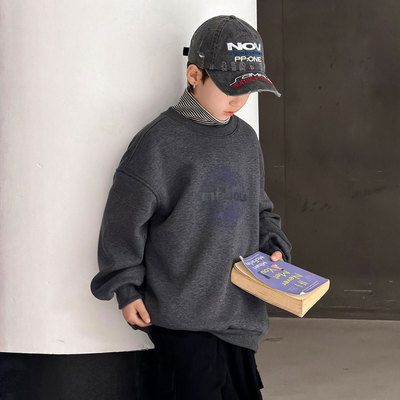 男童卫衣2025新款今年流行爆款冬