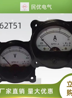 62T51–指针式AC DC 交流直流电流电压仪器仪表