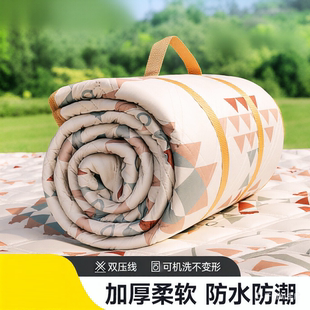 野餐垫加厚带铝模户外防潮垫露营帐篷折叠便携防水帐篷垫加厚防水