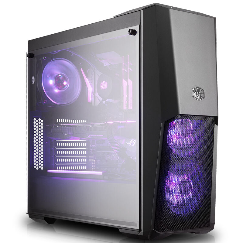 酷冷至尊(CoolerMaster)MB500毁灭者Ⅲ钢化玻璃RGB版中塔机箱(ATX