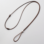 黑色项链绳男款 高级吊坠挂绳粗黄金翡翠编织皮绳黑绳子万能简约款