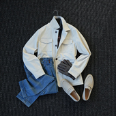 CssuGent那不勒斯皇后高定多口袋收腰猎装 高端痞帅外套 夹克男绅装