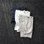 CssuGent那不勒斯皇后老钱亚麻短裤 男通勤休闲不过膝高奢五分裤 潮