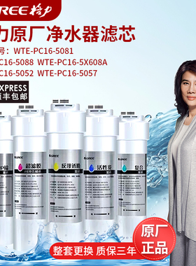 格力5088净水器滤芯WTE-PC16-5081/5X608A 超滤膜PP 棉反渗透3年