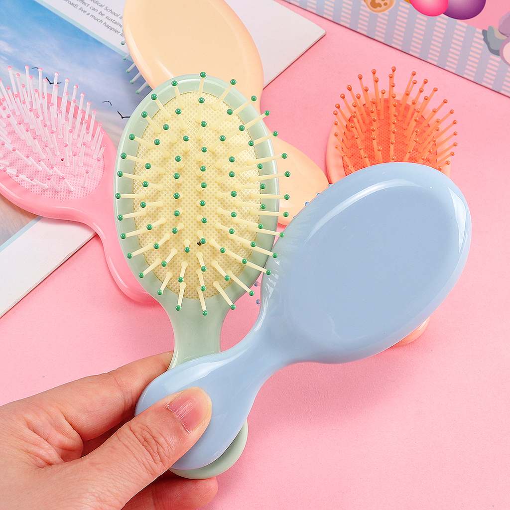 亮面糖果色小号气囊按摩梳子便携式旅行梳学生宿舍可爱奶油胶diy