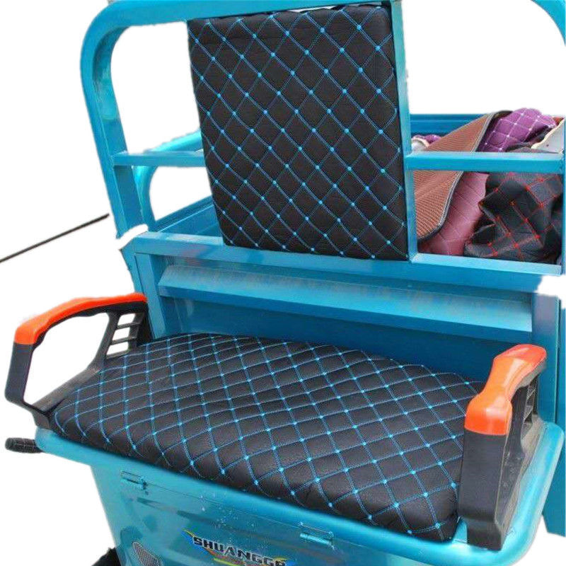 座套专业定做电动三轮车四轮车休闲车坐垫套仿真丝布料透气舒适