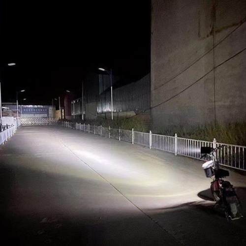 12V-85V通用】摩托车改装灯电动车灯超亮LED大灯防水免接线聚光灯