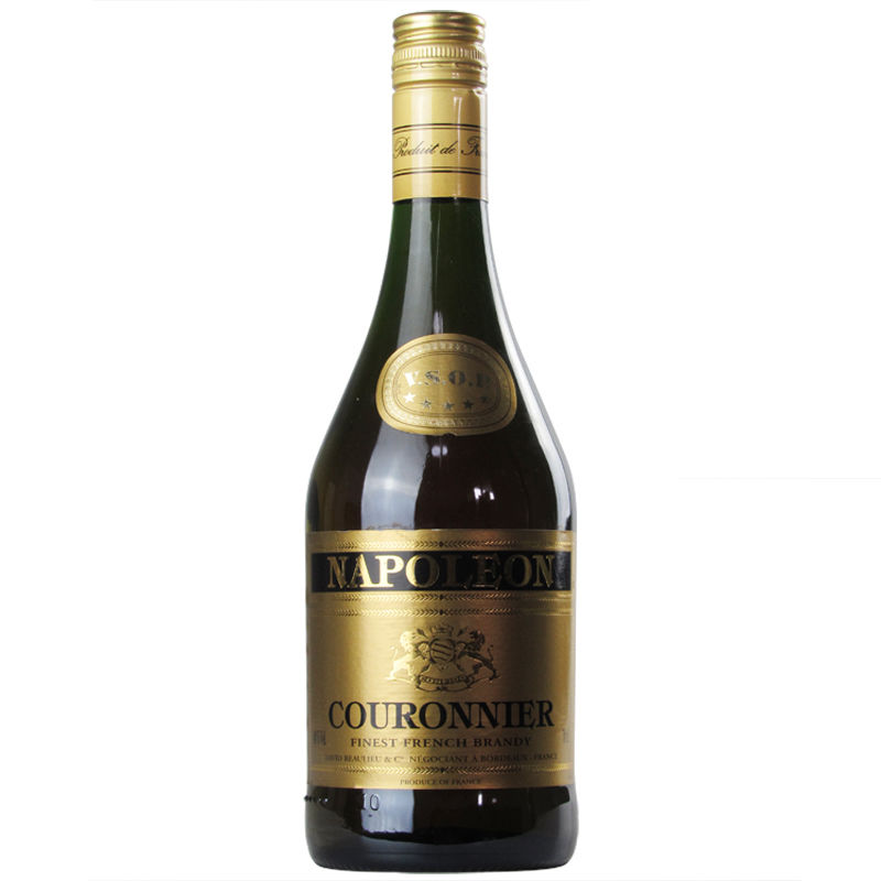 洋酒法国必得利原装进口拿破仑 Couronnier富豪白兰地700ml 40度