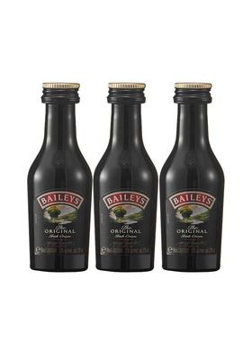 3瓶装百利Baileys洋酒 百利甜小瓶酒进口力娇酒配制酒奶油原50ml