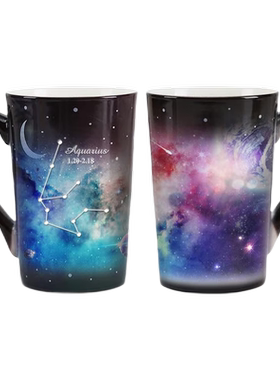 暖心生日礼物星座变色水杯子情侣