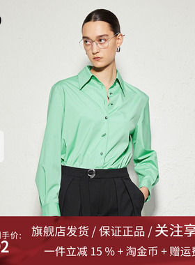 播商场同款黑标系列气质衬衫女24春秋休闲宽松衬衣BDR3CD2119