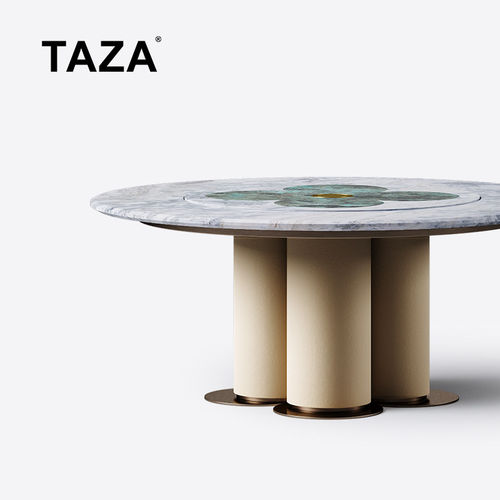 TAZA意式奢石圆餐桌别