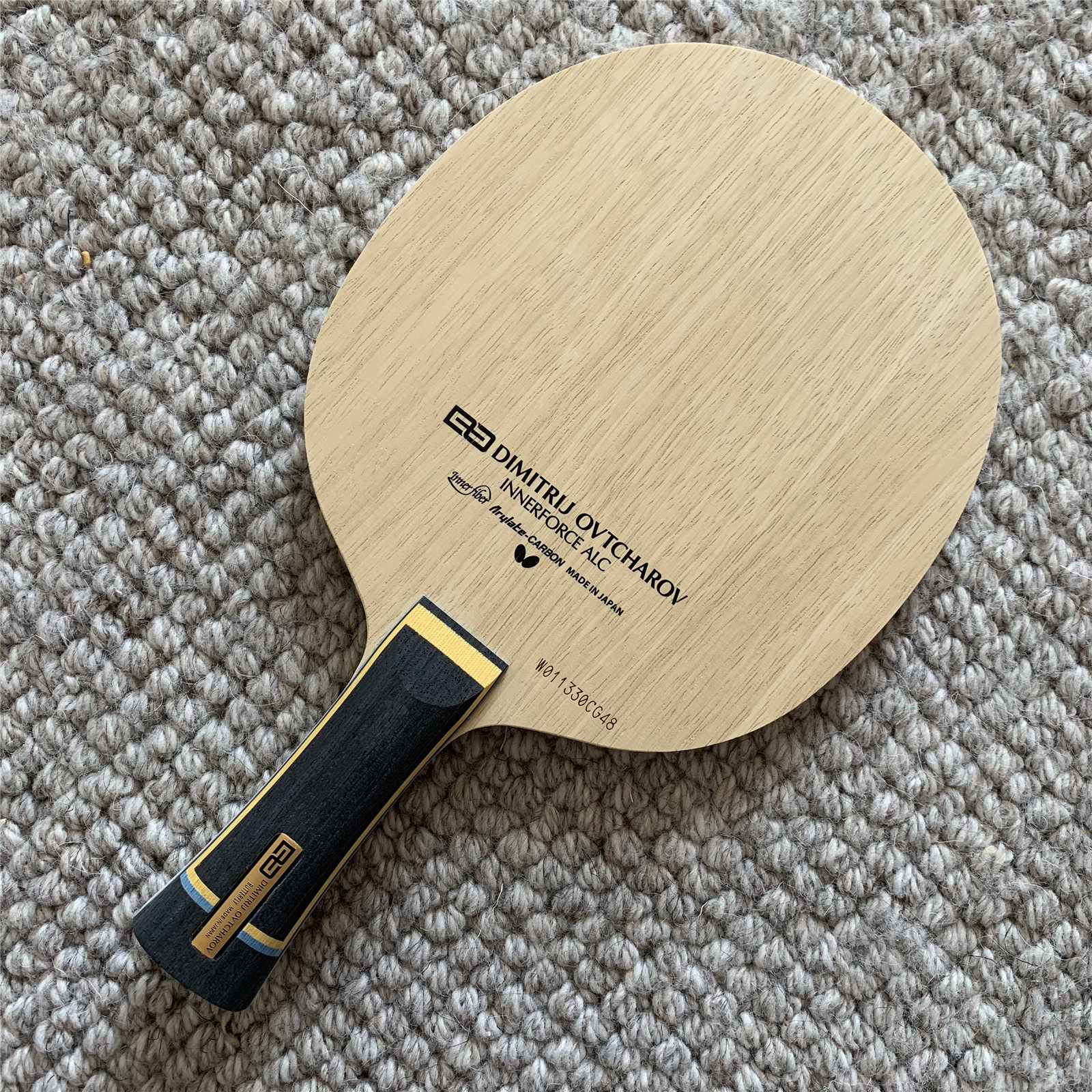 阿鹿乒乓日版蝴蝶butterfly奥恰洛夫alc乒乓球底板内置alc