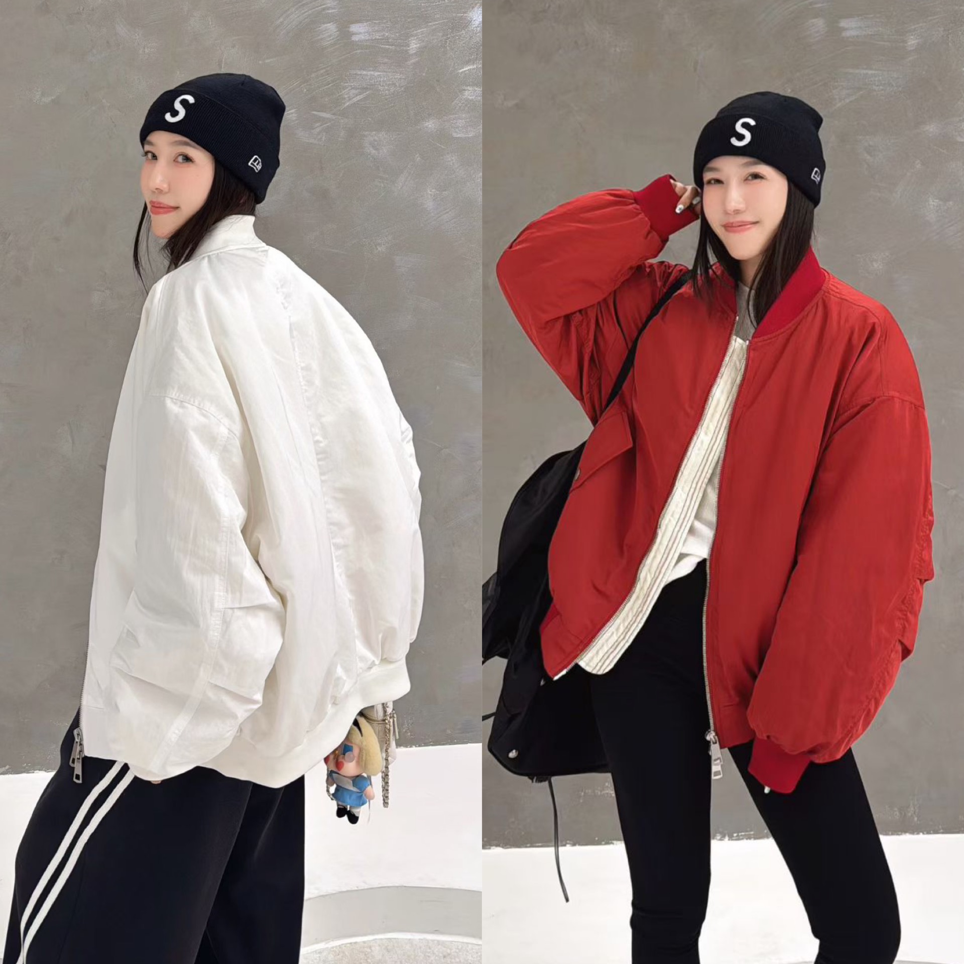 加厚羽绒服休闲棒球服外套女