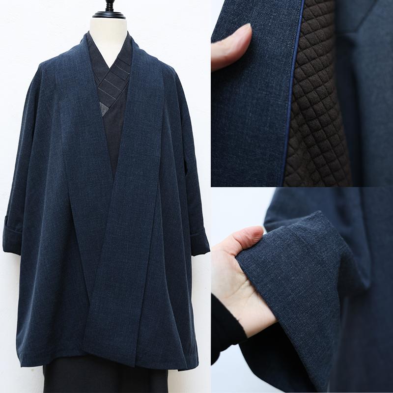 冬季僧服羊绒呢大褂保暖出家人长褂僧人衣服僧装和尚长衫复古男女