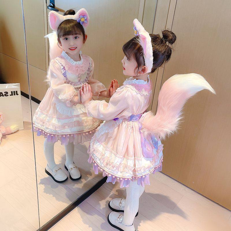 ABC[厂家直销】女童lolita秋冬洋气公主裙玲娜贝儿加绒洛丽塔连衣,童装/婴儿装/亲子装,连衣裙,淘宝优惠券,粉丝福利购,淘宝优惠卷