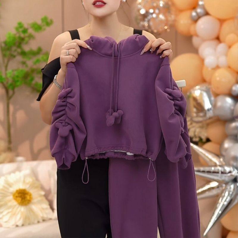 ABC女童秋冬加绒套装爆款中大童洋气运动女孩连帽卫衣加厚潮两件,童装/婴儿装/亲子装,儿童运动套装,淘宝优惠券,粉丝福利购,淘宝优惠卷