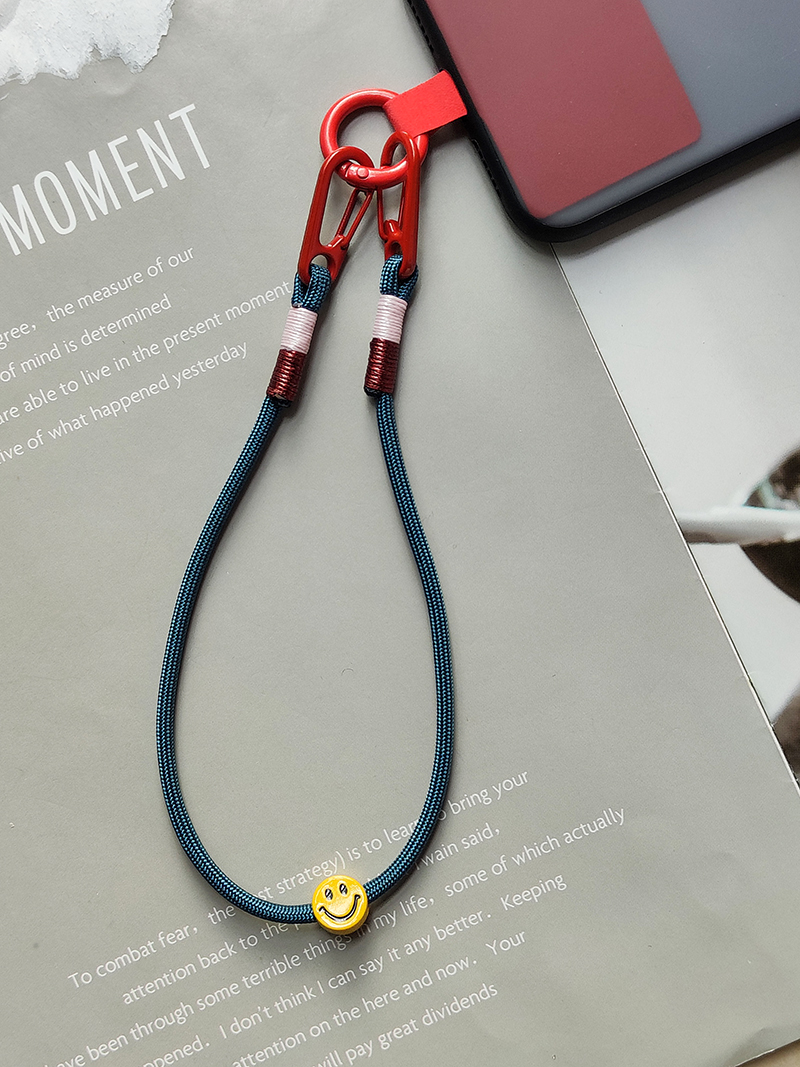 原创手机挂绳手机链撞色手腕挂绳