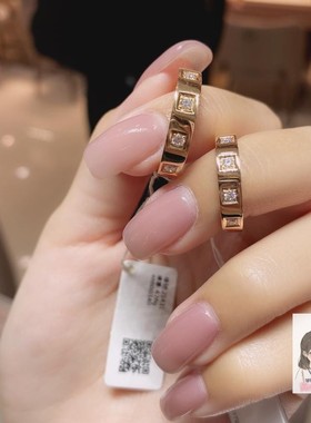 六福珠宝香港卡家情侣推荐对戒