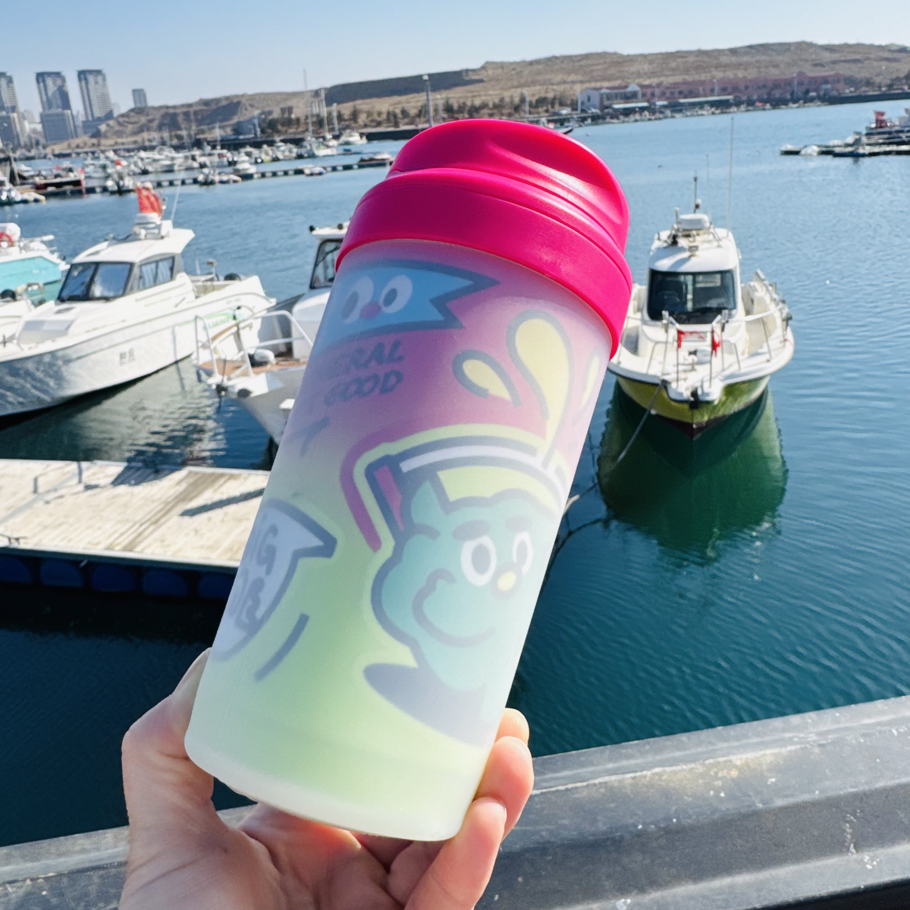 悠哈uooha双饮咖啡杯保护套硅胶