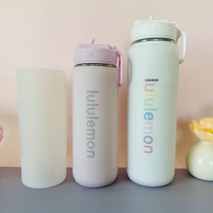 7.5cm7.7cm硅胶杯套lululemon710ml530保温杯杯垫防摔防滑杯托圈