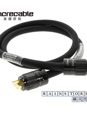杭州实体店)美国INCRECABLE原点RAINSTORM暴风雨纯铜大电流电源线