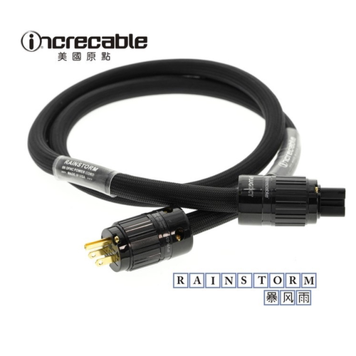 杭州实体店)美国INCRECABLE原点RAINSTORM暴风雨纯铜大电流电源线
