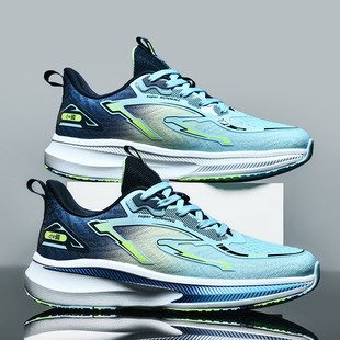 跑步鞋男减震超轻初中生运动鞋秋季男鞋秋冬款学生青少年碳板跑鞋
